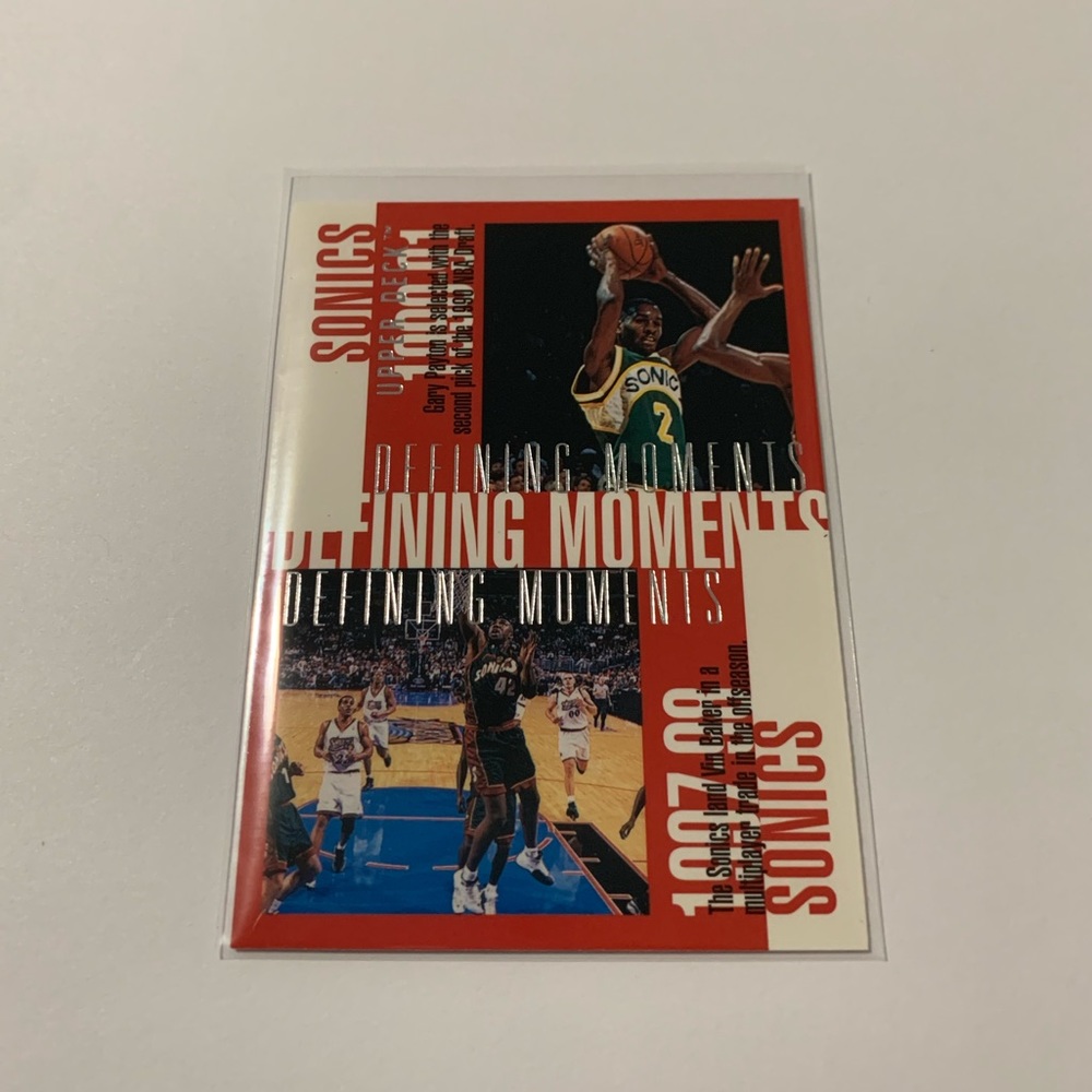 Seattle SuperSonics ‘98 Upper Deck Team Card